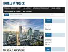Tablet Screenshot of olimpiahotel.pl